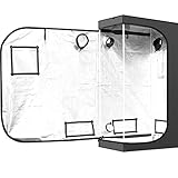 iPower GLTENTXS2 Hydroponic Water-Resistant, Grow Tent, Black