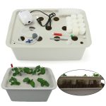 Indoor Hydroponics Grower Kit, Pathonor 11 Pod 3.5 gal
